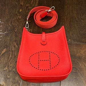 Hermes Evelyne 16 Clemence red